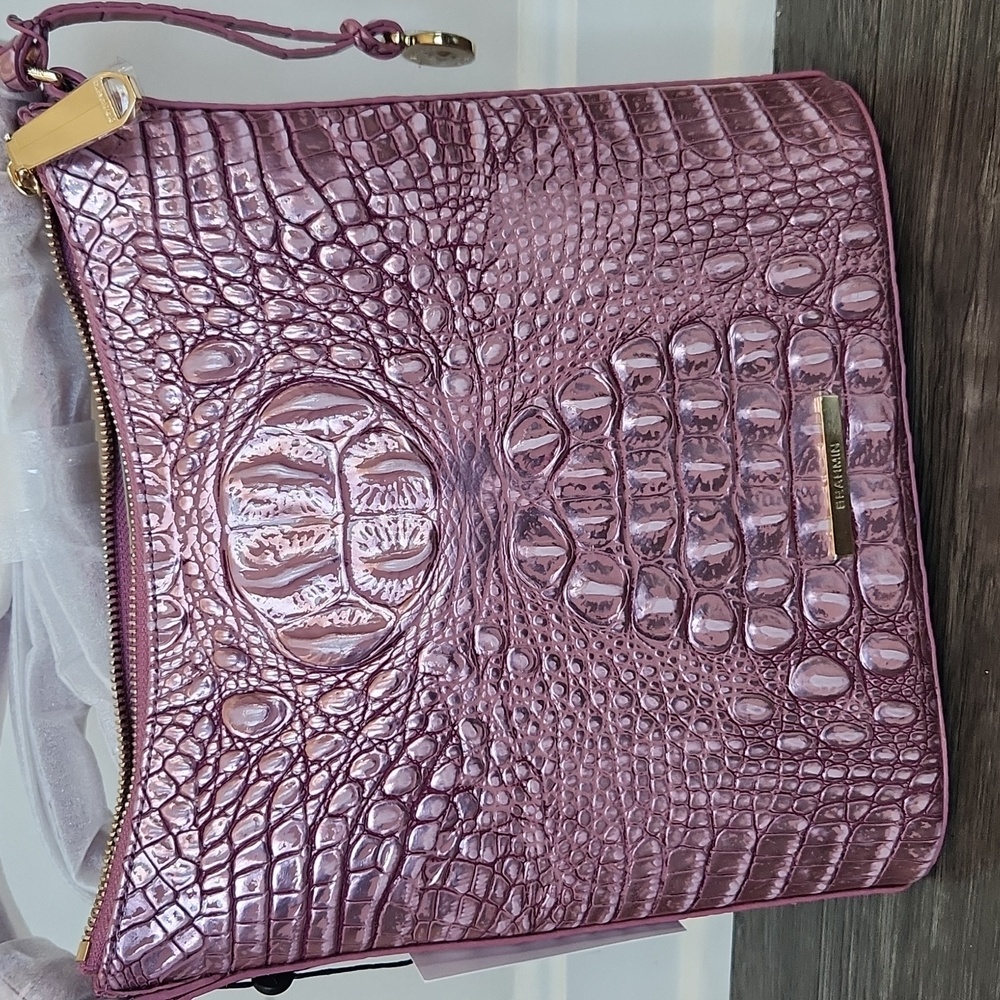 Nwt Brahmin Katie Mulberry Potion Melbourne bag - Picture 10 of 12